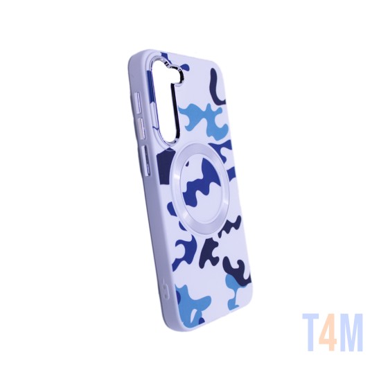 Designer Magnetic Case for Samsung Galaxy S23 Plus White